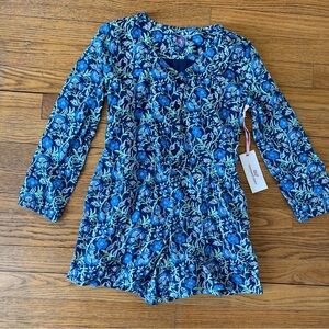 Vineyard Vines Long Sleeve Romper Winter Garden Floral Print Multiple Sizes NWT